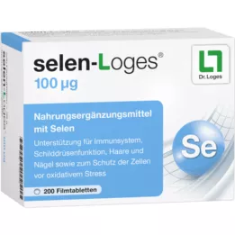 SELEN-LOGES 100 μg plėvele dengtos tabletės, 200 vnt