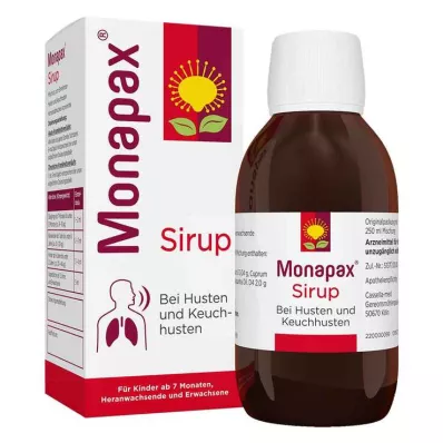 MONAPAX Sirupas, 250 ml