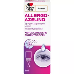 ALLERGO-AZELIND DoppelherzPha. 0,5 mg/ml akių lašai, 6 ml