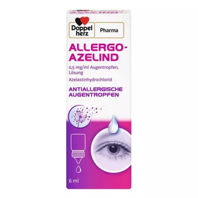 ALLERGO-AZELIND DoppelherzPha. 0,5 mg/ml akių lašai, 6 ml