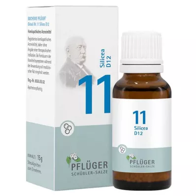 Biochemija Pflueger 11 Silicea D 12 rutuliukai, 15 g