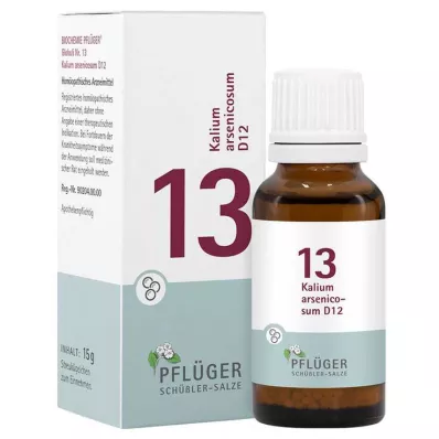 Biochemija Pflueger 13 Potassium arsenicosum D 12 rutuliukai, 15 g