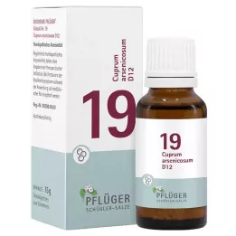 BIOCHEMIE Pflüger 19 Cuprum arsenicosum D 12 glob. 15 g