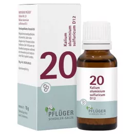 BIOCHEMIE Pflüger 20 Kalio aliuminatas.siera.D 12 Gl., 15 g