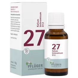 BIOCHEMIE Pflüger 27 Potassium bichromicum D 12 rutuliukų, 15 g