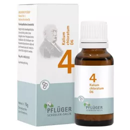 BIOCHEMIE Pflüger 4 Potassium chloratum D 6 rutuliukų, 15 g