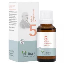 BIOCHEMIE Pflüger 5 Potassium phosphoricum D 6 rutuliukų, 15 g