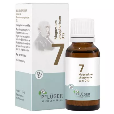 Biochemija Pflueger 7 Magnesium phosphoricum D 12 Gl, 15 g