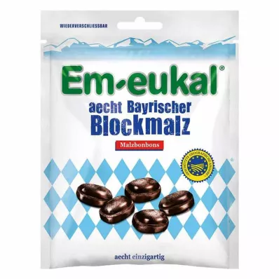 EM Eukal Bonbons tikras bavariškas blokinis salyklas prieš Azh, 100 g EM Eukal Bonbons tikras bavariškas blokinis salyklas prieš Azh, 100 g