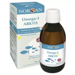NORSAN Omega-3 Arctic su vitaminu D3 skystis, 200 ml