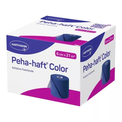 Peha-Haft Color fiksuojantis tvarstis be latekso 6 cmx21 m mėlynas, 1 vnt