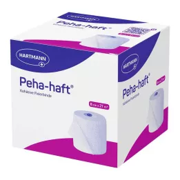 PEHA-HAFT Fiksacinis tvarstis be latekso 8 cmx21 m, 1 vnt