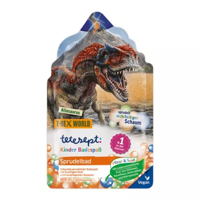 Tetesept vaikų maudymosi smagi burbulinė vonia T-Rex World, 40g Tetesept vaikų maudymosi smagi burbulinė vonia T-Rex World, 40g