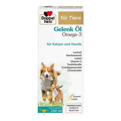 Doppelherz for Animals sąnarių aliejus šunims/katėms, 250 ml
