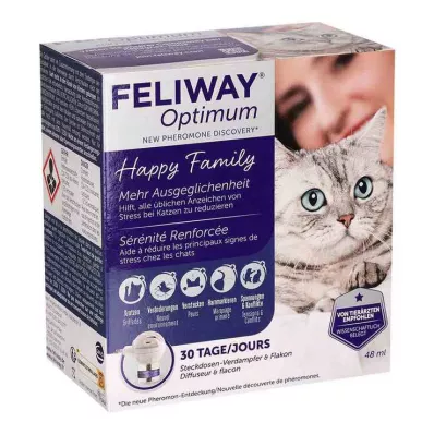 Feliway Optimum Starter Kit katėms, 48 ml