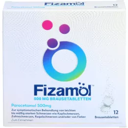 FIZAMOL 500 mg putojančios tabletės, 12 vnt