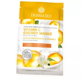 DERMASEL Negyvosios jūros vitamino C energinė kaukė, 12 ml