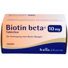 BIOTIN BETA 10 mg tabletės, 100 vnt