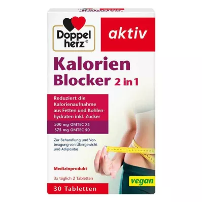 Doppelherz Calorie Blocker 2 in 1 tabletės, 30 vnt Doppelherz Calorie Blocker 2 in 1 tabletės, 30 vnt