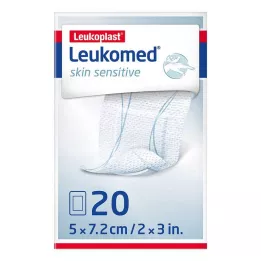 LEUKOMED odai jautrūs sterilūs 5x7,2 cm, 20 vnt