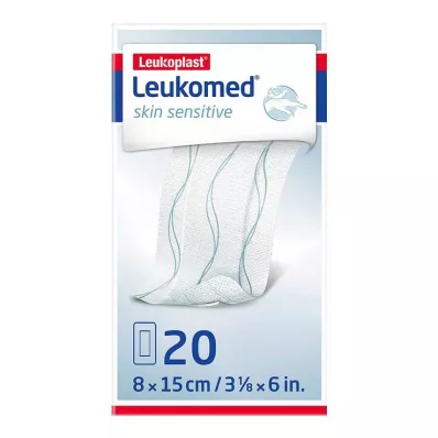 Leukomed® jautriai odai 8x15 cm, 20 vnt