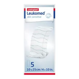 LEUKOMED odai jautrus sterilus 10x25 cm, 5 vnt