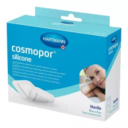 COSMOPOR silikoninis žaizdų tvarstis 8x10 cm, 5 vnt
