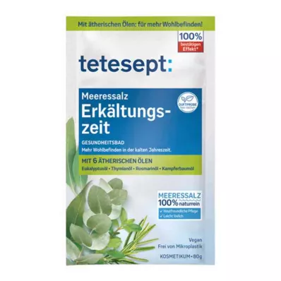 Tetesept jūros druskos šaldymo laikas (80 g)