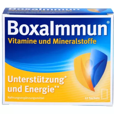 BOXAIMMUN Vitaminų ir mineralų paketėliai, 12X6 g