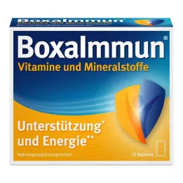 BOXAIMMUN Vitaminų ir mineralų paketėliai, 12X6 g