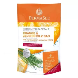 DERMASEL Negyvosios jūros vonios druskos Orange & Cedarwood, 1 P