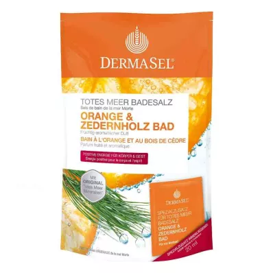 Dermasel Negyvosios jūros vonios druskos apelsinas & Kedro mediena (1 pakuotė) Dermasel Negyvosios jūros vonios druskos apelsinas & Kedro mediena (1 pakuotė)