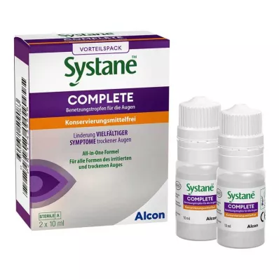 SYSTANE COMPLETE Wettingstr.f.d.Aug.o.Konserv., 2X10 ml SYSTANE COMPLETE Wettingstr.f.d.Aug.o.Konserv., 2X10 ml