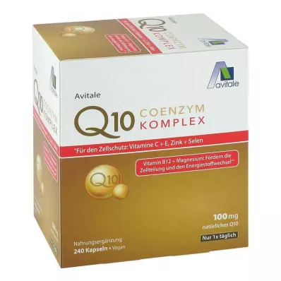 COENZYM Q10 100 mg kapsulės+vitaminai+mineralai, 240 vnt