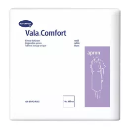 VALACOMFORT vienkartinės prijuostės 70x135 cm baltos spalvos, 100 vnt