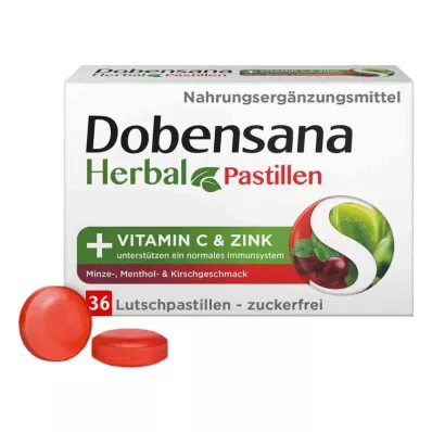 Dobensana Herbal Kirschgeschm.vit.c & Cinko pastilė.(36 vienetai) Dobensana Herbal Kirschgeschm.vit.c & Cinko pastilė.(36 vienetai)