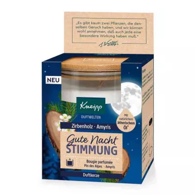 Kneipp Fragrance Worlds kvapiosios žvakės Good Night Mood (145 g)