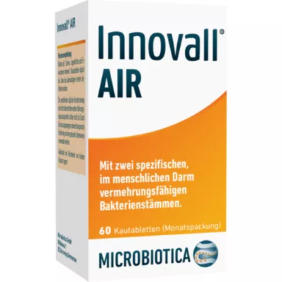 INNOVALL AIR Kramtomosios tabletės, 60 vnt