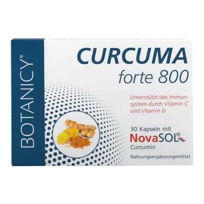 CURCUMA FORTE 800 su NovaSol Curcumin kapsulėmis, 30 vnt