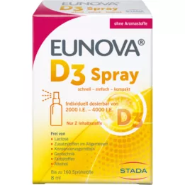 EUNOVA Vitamino D3 purškalas, 8 ml