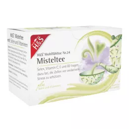 H&amp;S Migdolų arbata su selenu ir vitaminais filtravimo maišelis, 20X2 g