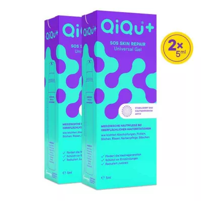 QiQu SOS SKIN REPAIR universalus gelis (2x5 ml)