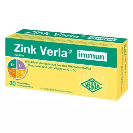 ZINK VERLA Imuninės kramtomosios tabletės, 30 vnt