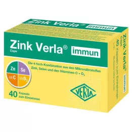 ZINK VERLA Imuninės kapsulės, 40 kapsulių