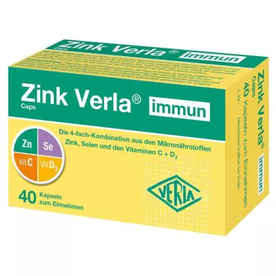 Cinko Verla imuninės kepurės, 40 vnt Cinko Verla imuninės kepurės, 40 vnt