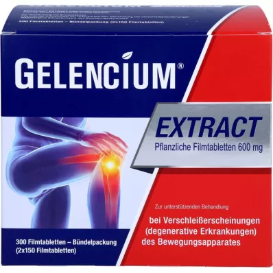 GELENCIUM EXTRACT vaistažolių plėvele dengtos tabletės, 2X150 vnt