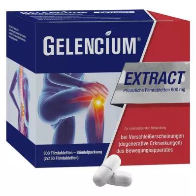 GELENCIUM EXTRACT vaistažolių plėvele dengtos tabletės, 2X150 vnt