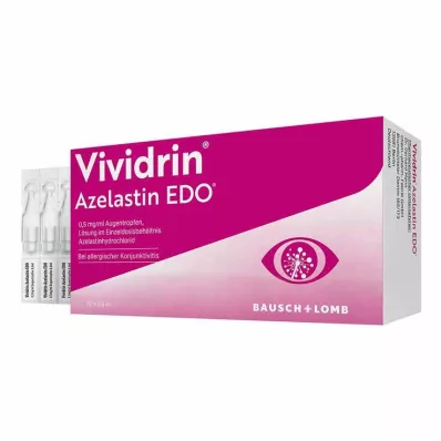 Vividrin® Azelastin EDO® Ūmi pagalba nuo šienligės ir alergijos, 20X0,6 ml Vividrin® Azelastin EDO® Ūmi pagalba nuo šienligės ir alergijos, 20X0,6 ml