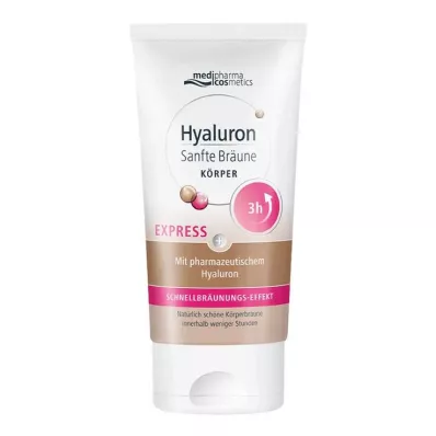 „Hyaluronic Gentle Tan Express“ kūno kremas, 150 ml „Hyaluronic Gentle Tan Express“ kūno kremas, 150 ml