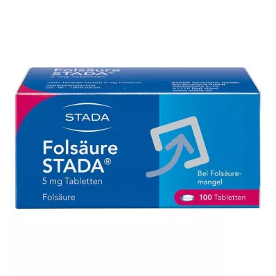 Folio rūgštis STADA® 5 mg tabletės, 100 vnt Folio rūgštis STADA® 5 mg tabletės, 100 vnt